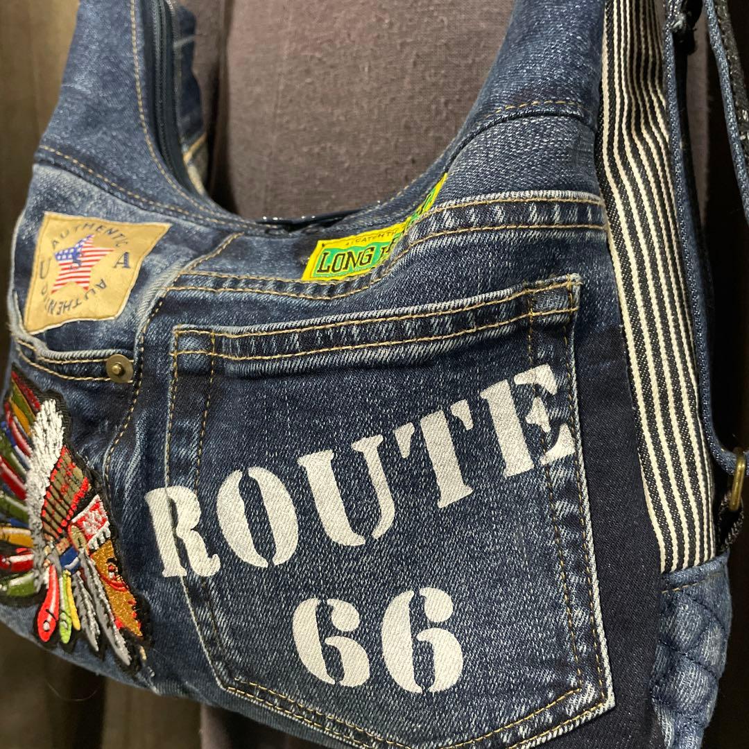 No.533 デニムリメイクバッグ　3wayバッグ