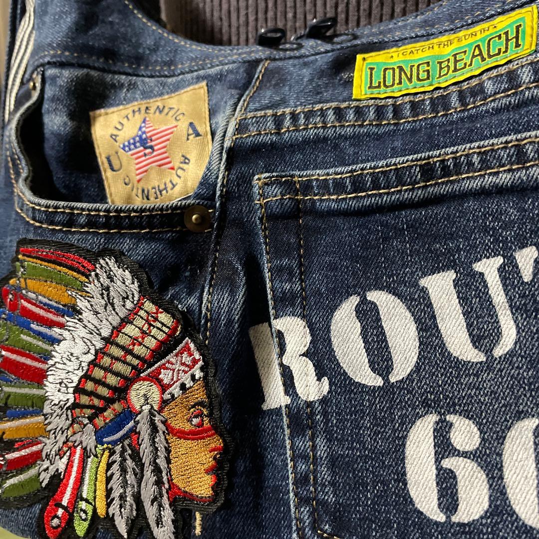 No.533 デニムリメイクバッグ　3wayバッグ