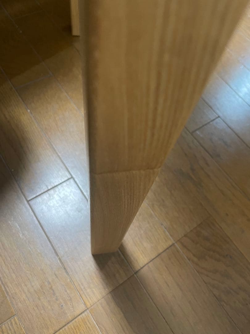 『廃盤品』無印良品 タモ材デスク 学習机