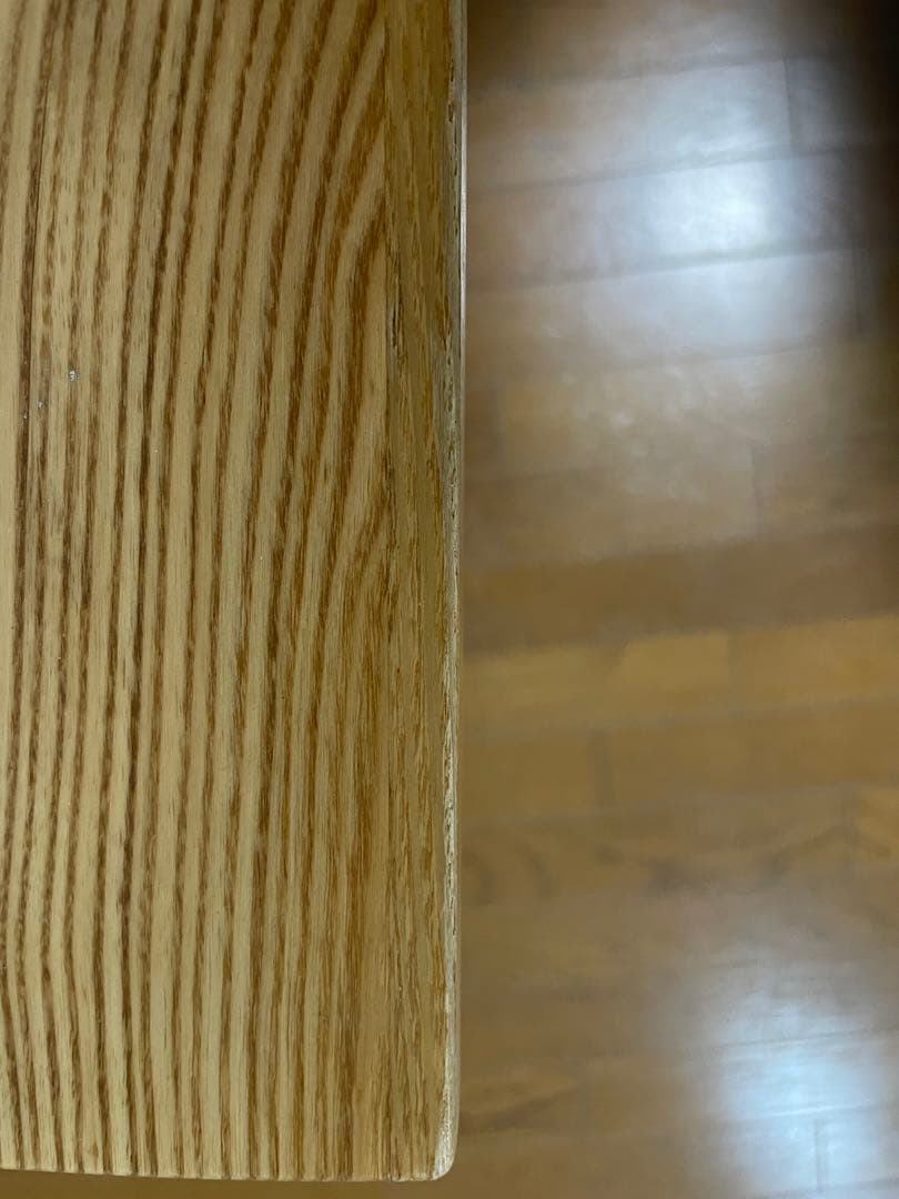 『廃盤品』無印良品 タモ材デスク 学習机