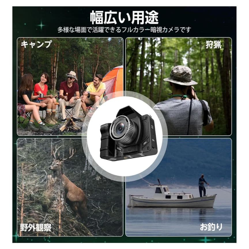 【超美品】フルカラー ナイトビジョンカメラ