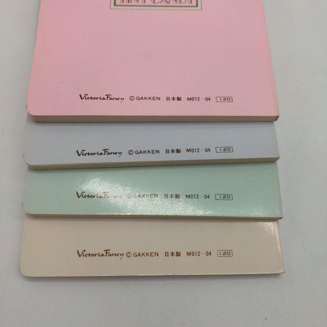 昭和レトロ　タイニーキャンディ ミニノート　4冊新品未使用