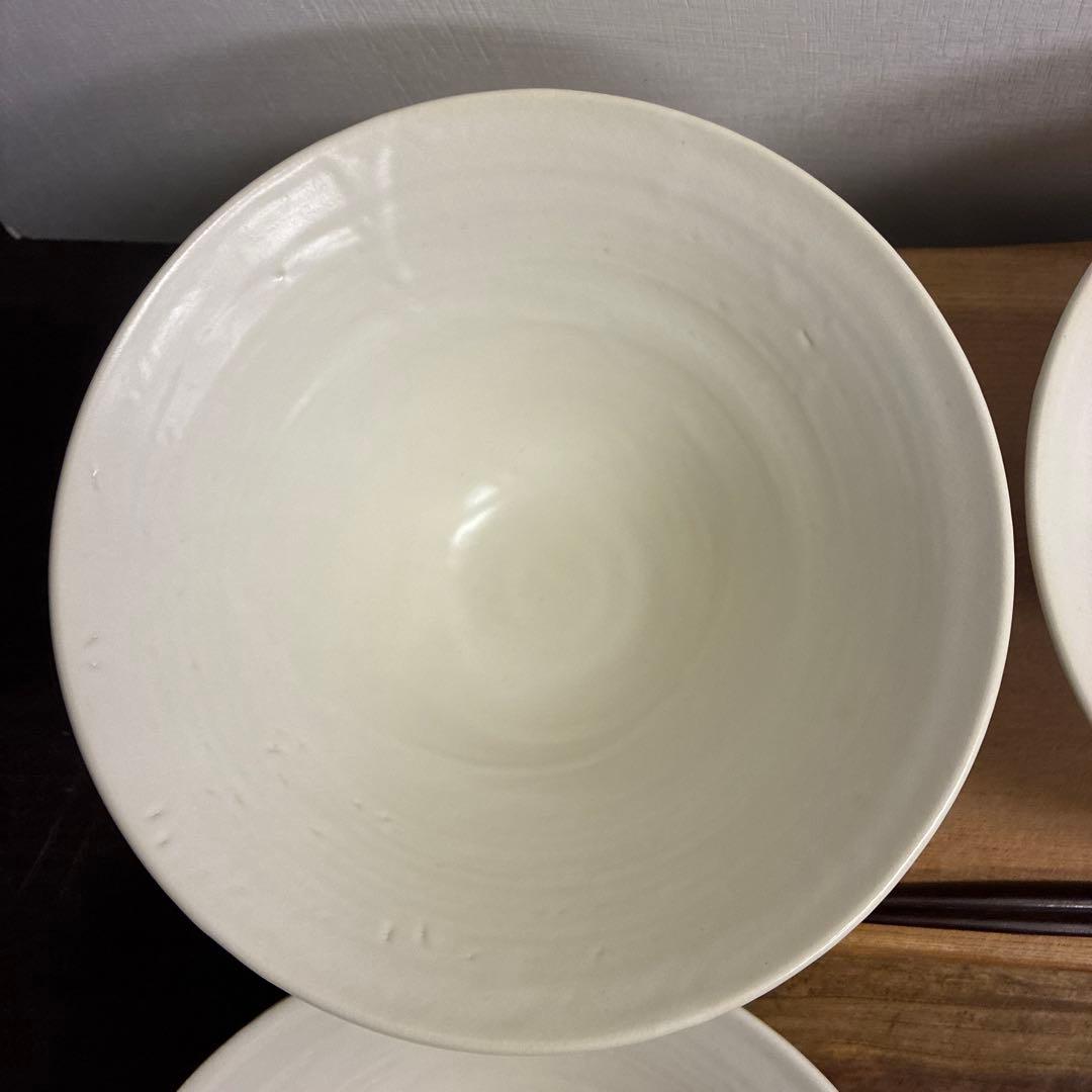新品　陶器　陶芸作家　角底丼鉢6個 584