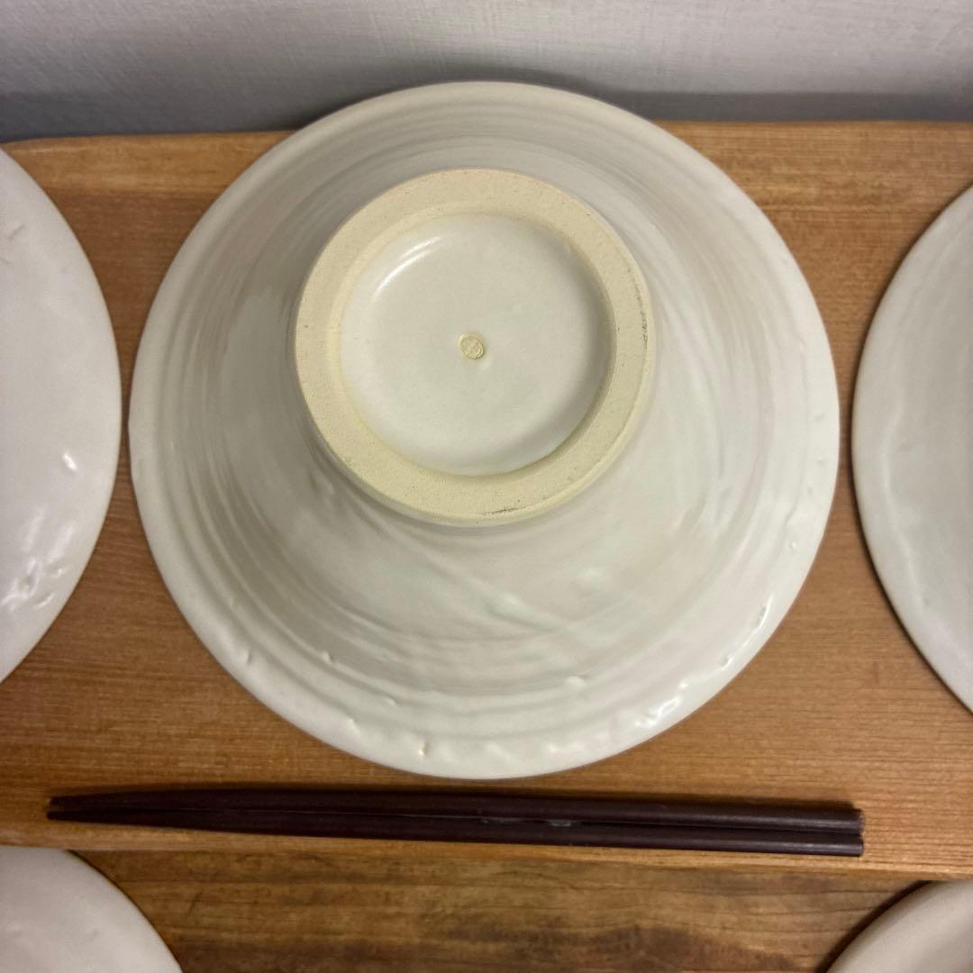 新品　陶器　陶芸作家　角底丼鉢6個 584