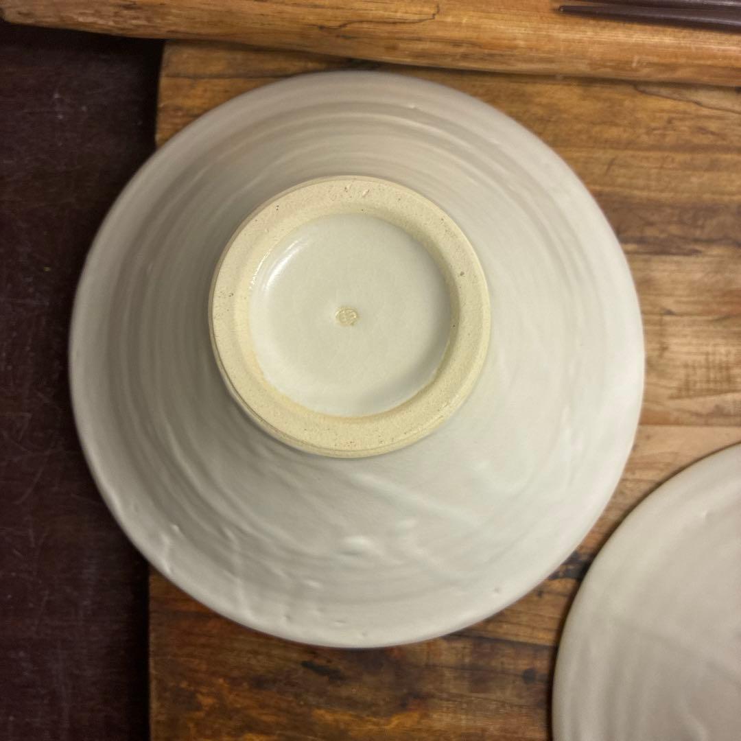 新品　陶器　陶芸作家　角底丼鉢6個 584