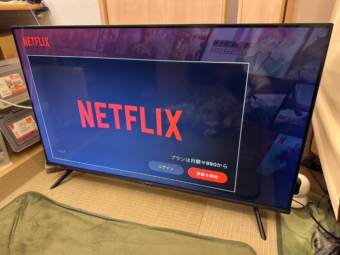 ハイセンス hisense 43型　スマートテレビ 43E6G　21年製極美品！