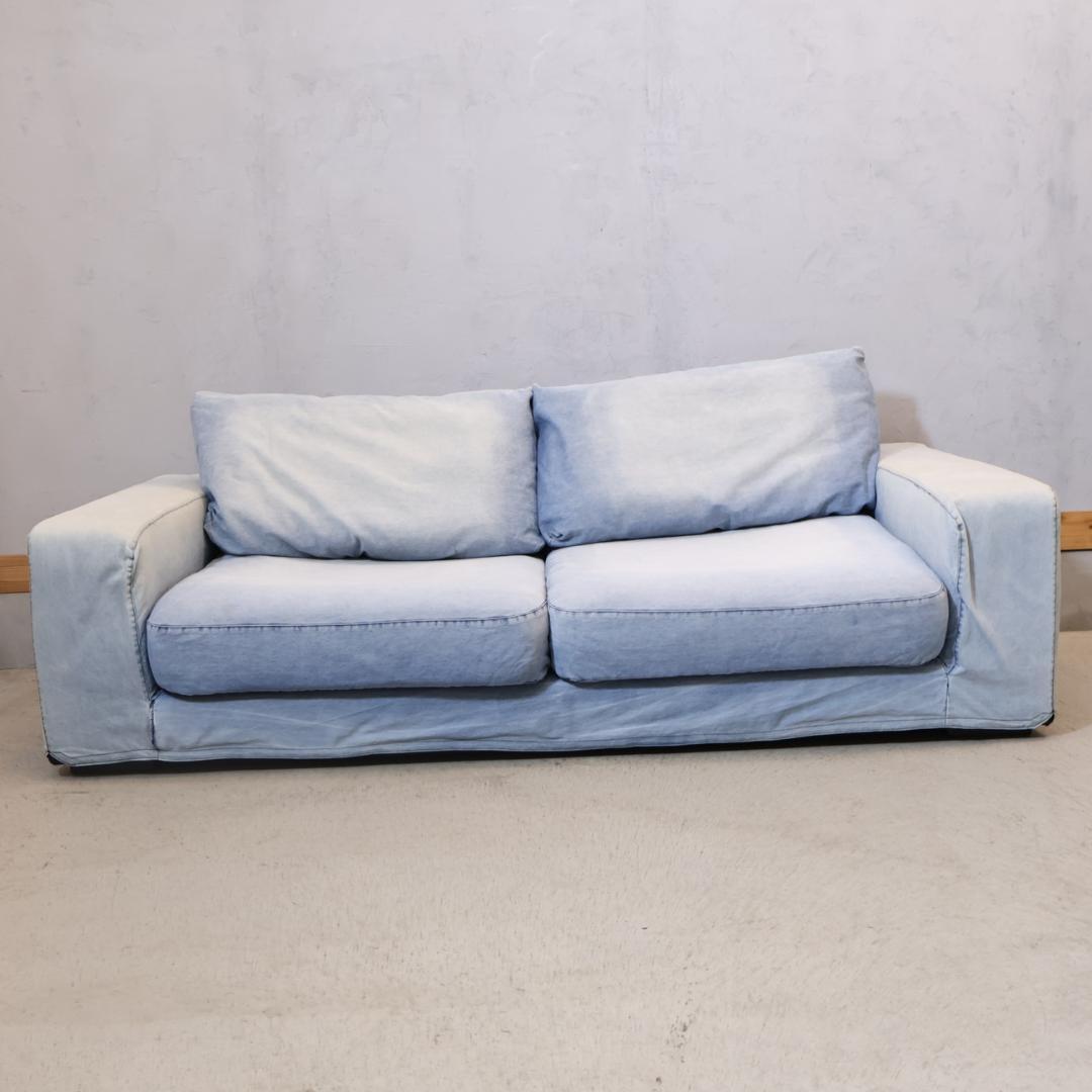 ジャーナルスタンダード FRANKLIN 2人掛けソファ デニム 2Pソファ