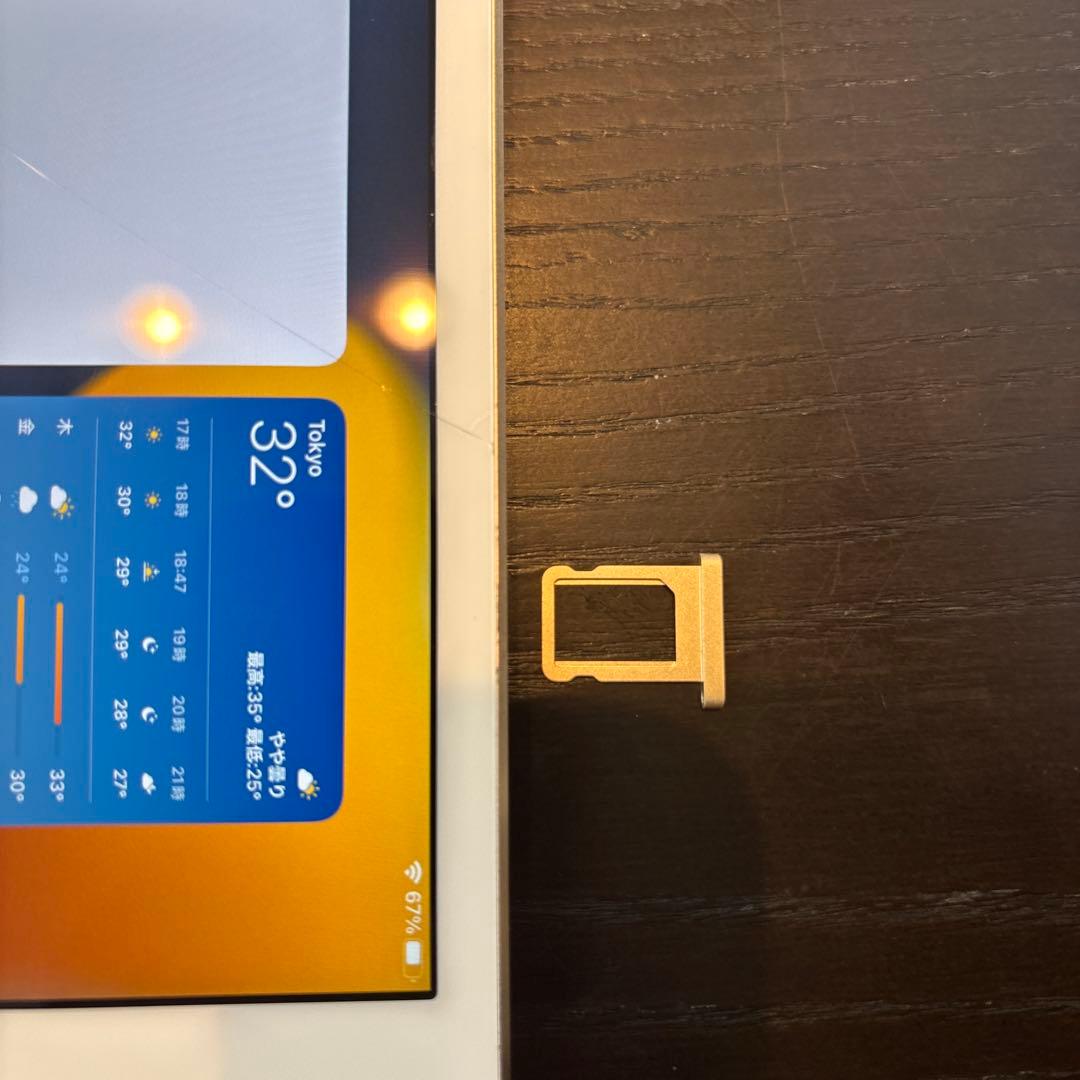 iPad mini4 セルラーモデル 64GB ゴールド 画面割れあり 第4世代