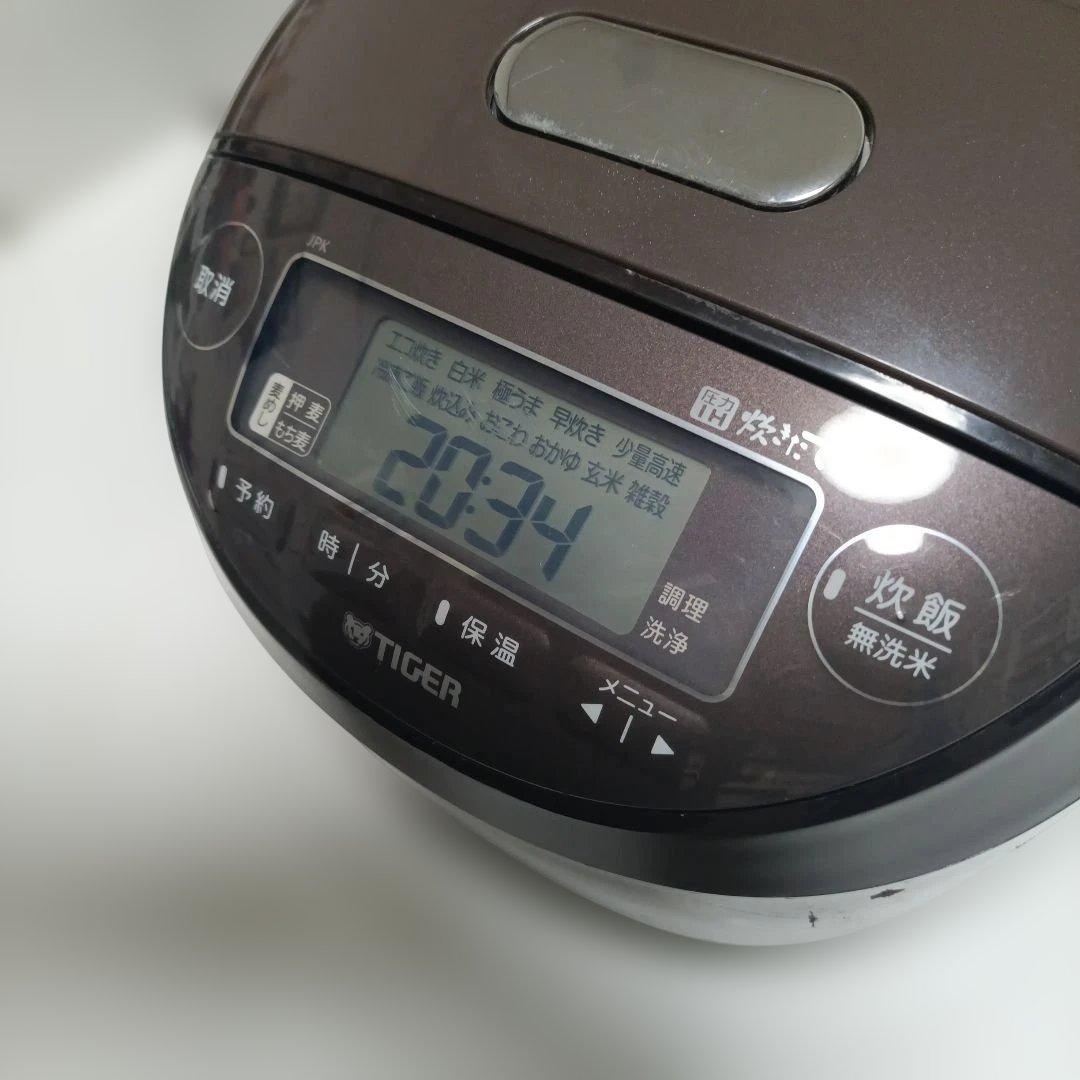 炊飯器 圧力IH タイガー 炊きたて JPK-B100 5.5合炊き