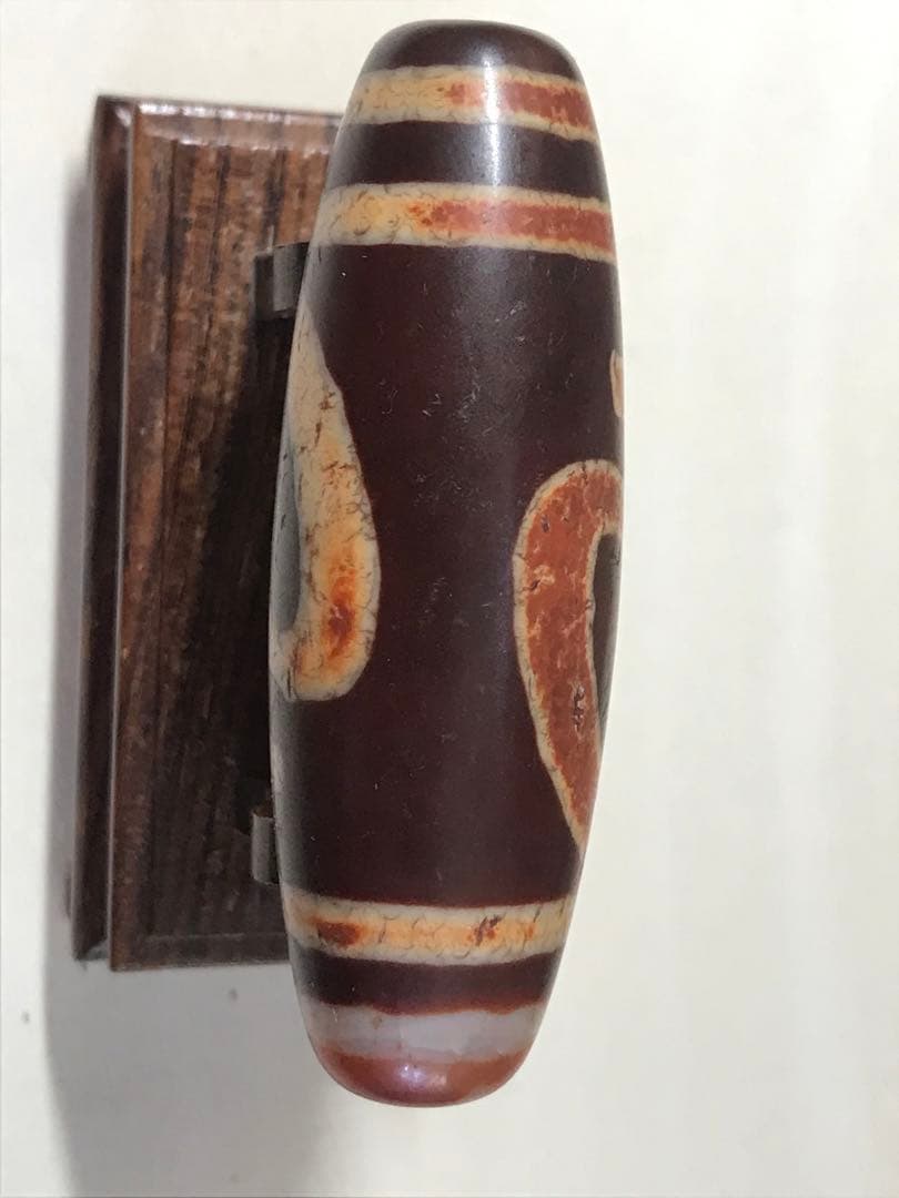 《激安最終価格‼️》老玉髄宝瓶天珠　約59×18mm