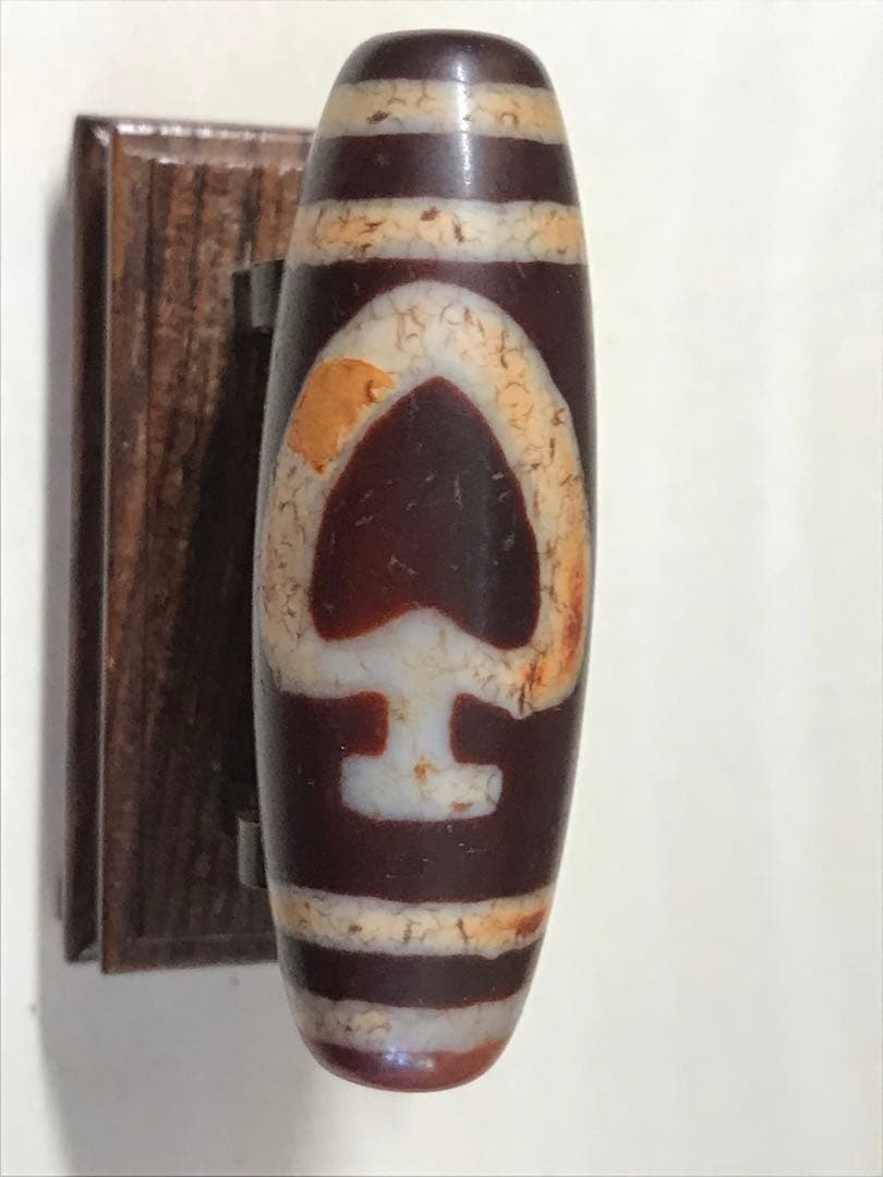 《激安最終価格‼️》老玉髄宝瓶天珠　約59×18mm