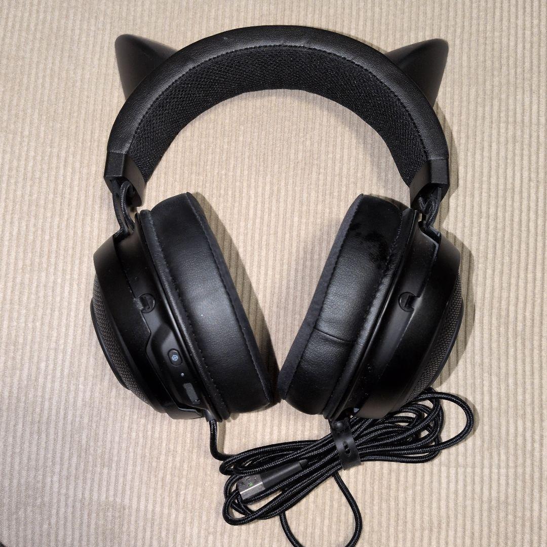 Razer Kraken Kitty Black ゲーミングヘッドセット