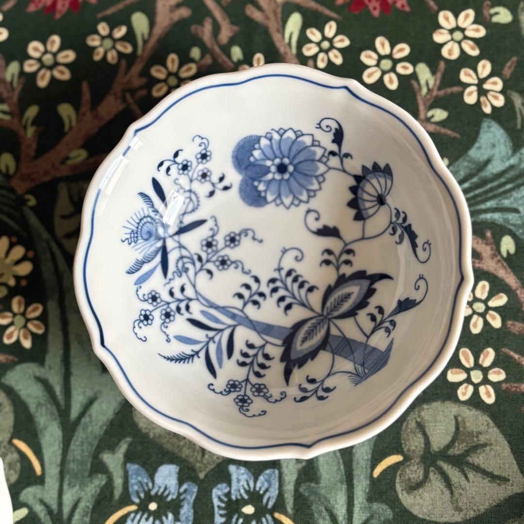 Blue Danube ブルーダニューブ　サラダボウル　スープボウル　 4枚