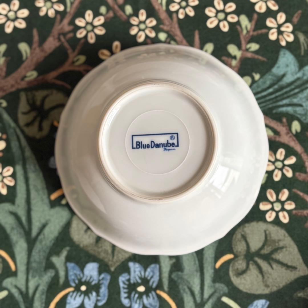 Blue Danube ブルーダニューブ　サラダボウル　スープボウル　 4枚