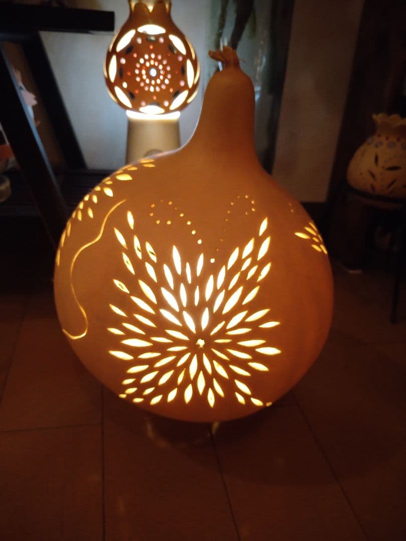 ひょうたんランプ(センサーライト付)