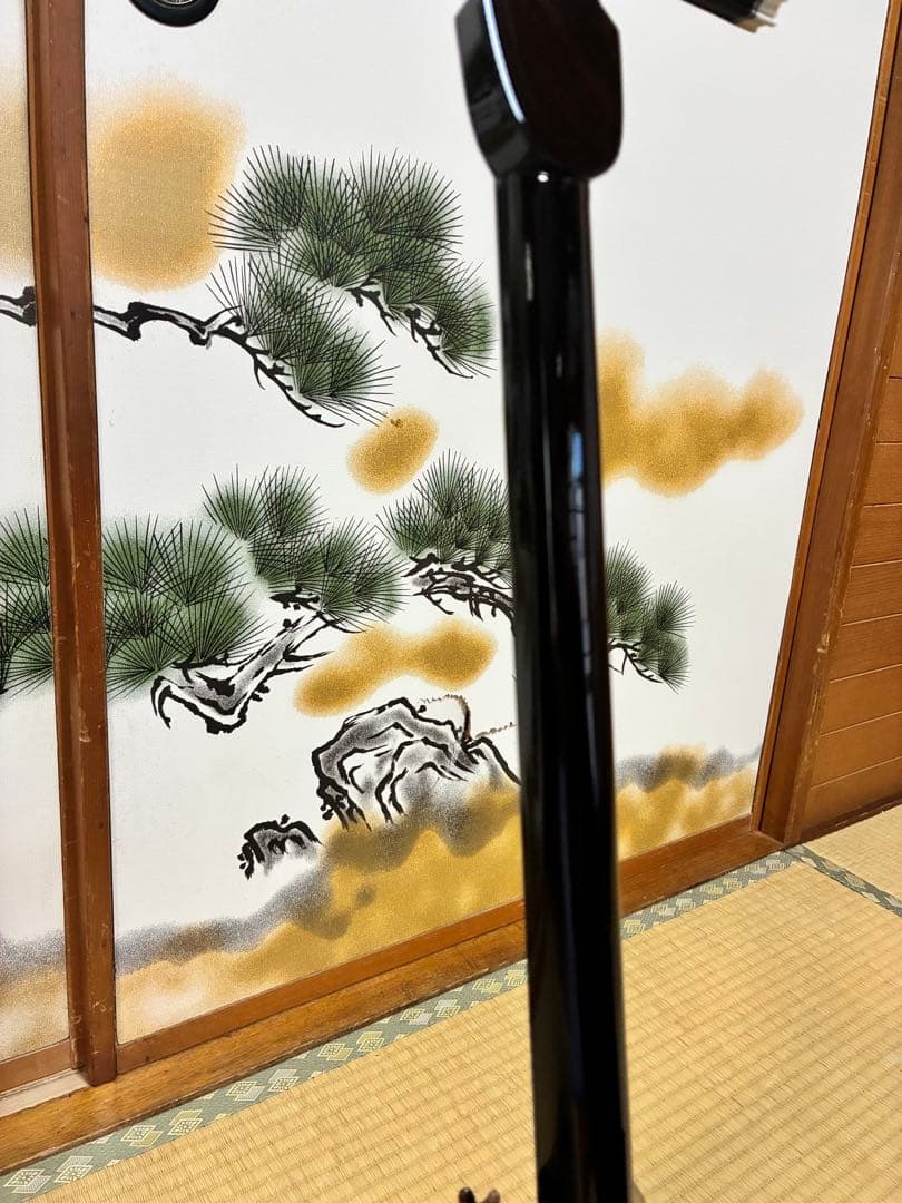 沖縄三線！黒木上質カマゴン！江戸与那城型！本張り【一枚張り】