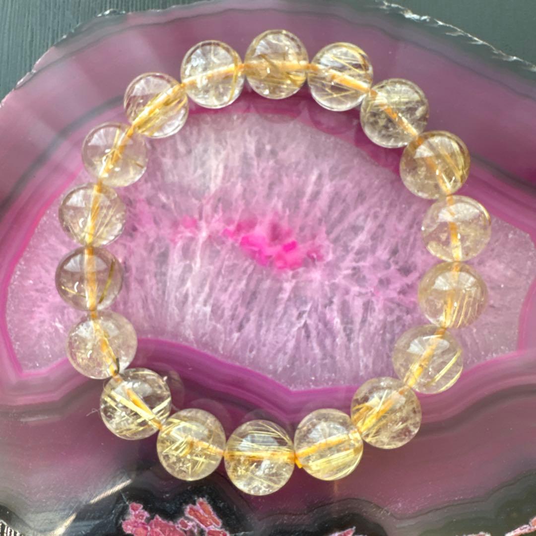 ルチルクォーツブレスレット