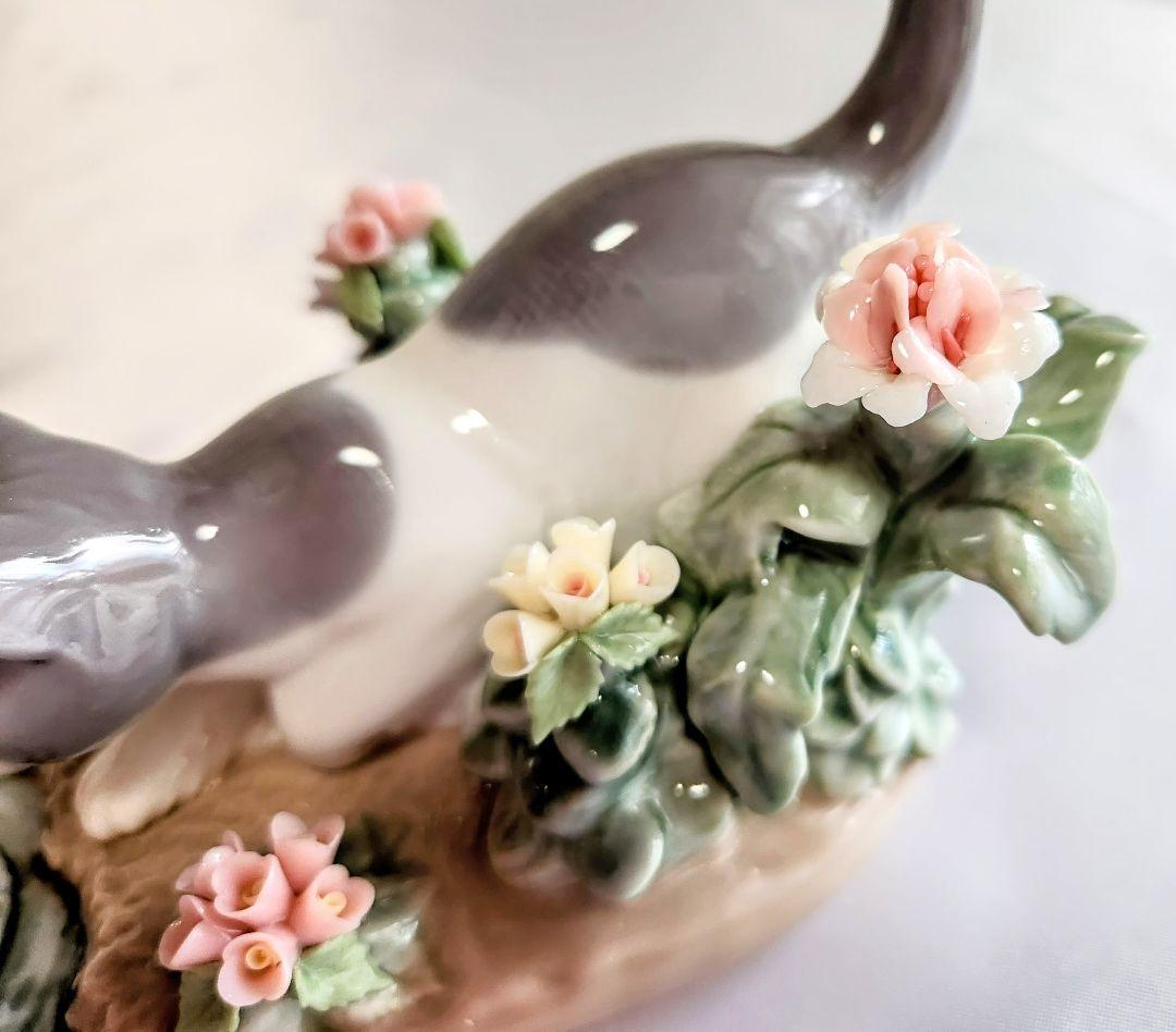 リヤドロフィギュリン【超美品・専用箱入り栞付】《にらみ合い》No1442〘希少〙