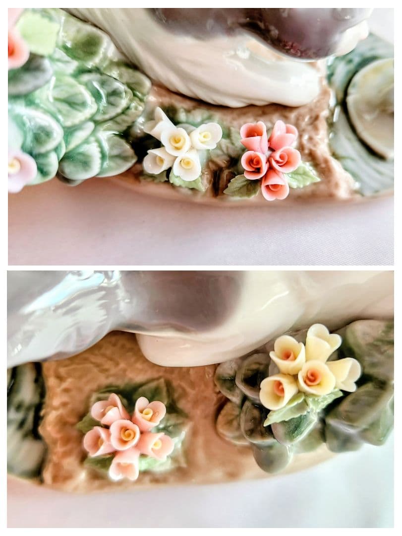 リヤドロフィギュリン【超美品・専用箱入り栞付】《にらみ合い》No1442〘希少〙