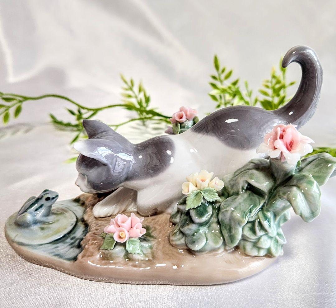 リヤドロフィギュリン【超美品・専用箱入り栞付】《にらみ合い》No1442〘希少〙