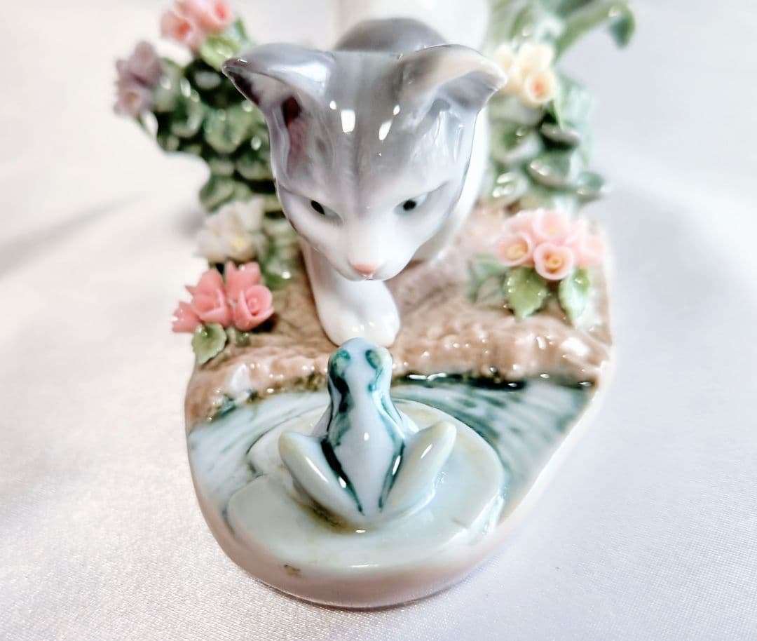 リヤドロフィギュリン【超美品・専用箱入り栞付】《にらみ合い》No1442〘希少〙