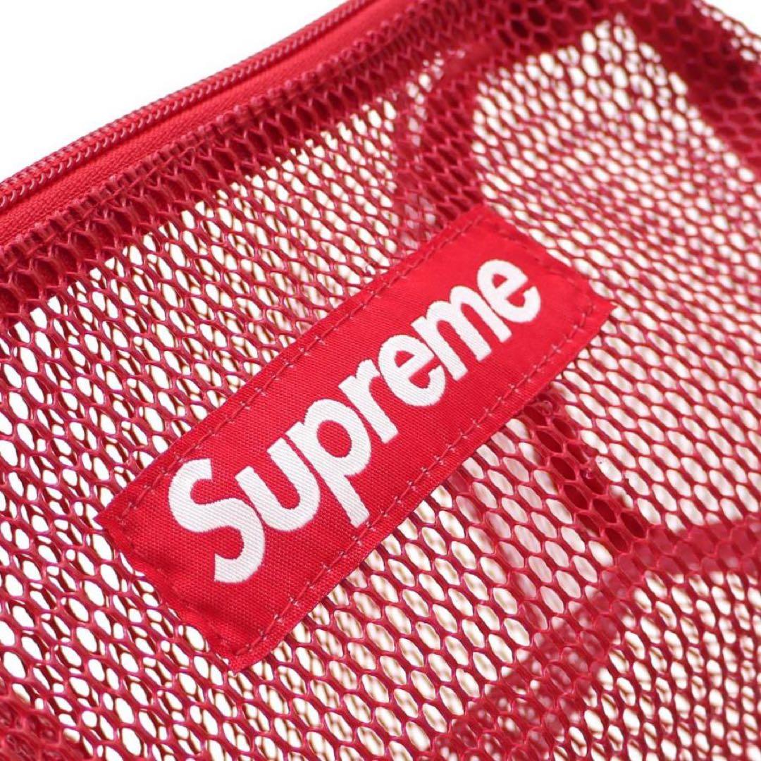 SUPREME 20SS ユーティリティ メッシュ ポーチ 赤