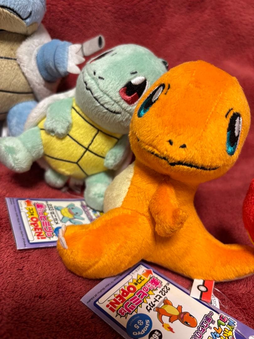 ポケモンPokemonぬいぐるみセット！ボールチェーン付き可愛いです！
