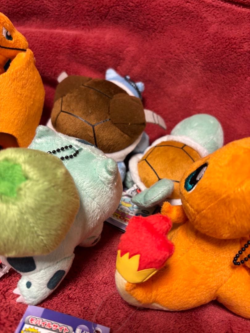 ポケモンPokemonぬいぐるみセット！ボールチェーン付き可愛いです！