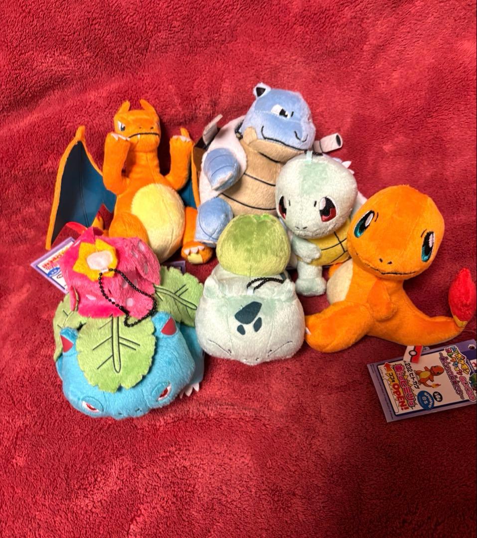 ポケモンPokemonぬいぐるみセット！ボールチェーン付き可愛いです！