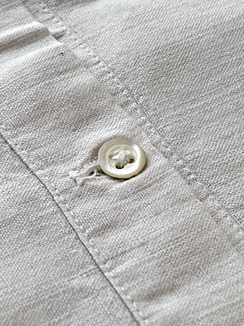 【美品】フランスアンティーク 花文字MDモノグラム ピローカバー3480