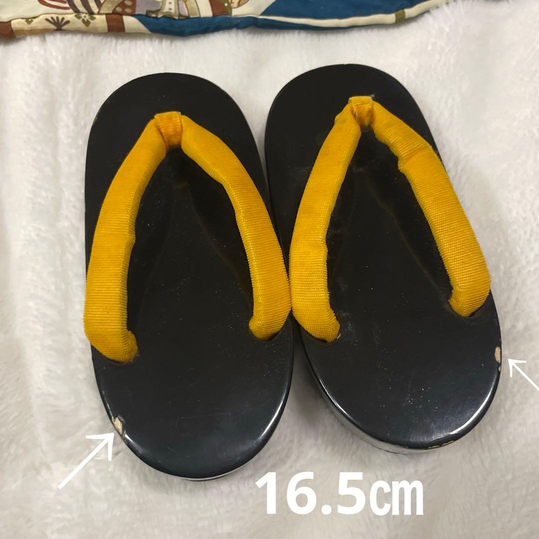 七五三　３歳　男の子　アンティークお着物セット　正絹　絞り被布