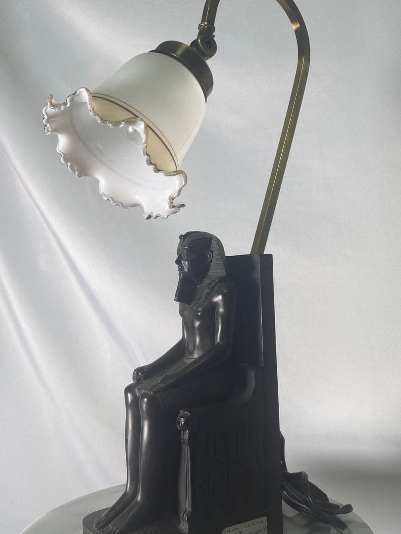 1640❣️アンティーク　エジプト　王　オブジェ　テーブルスタンド