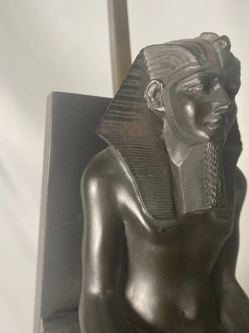 1640❣️アンティーク　エジプト　王　オブジェ　テーブルスタンド