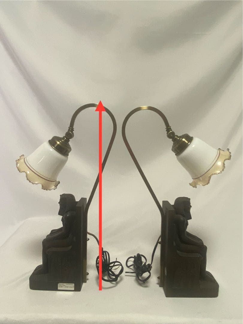 1640❣️アンティーク　エジプト　王　オブジェ　テーブルスタンド