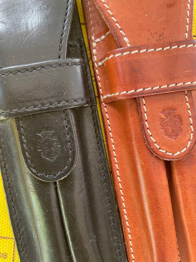 2/22迄/フェリージFelisi ペンケースセット/総レザー/希少モデル