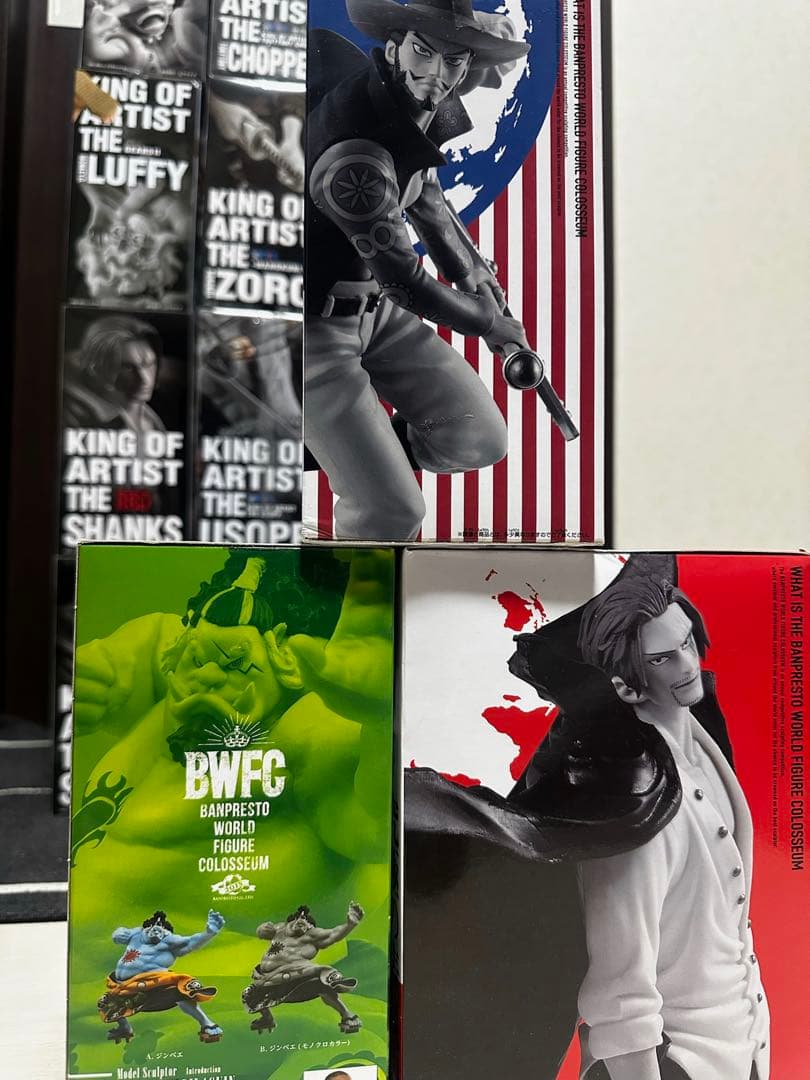 新品 未開封品 BWFC フィギュアセット ジンベエ シャンクス ミホーク