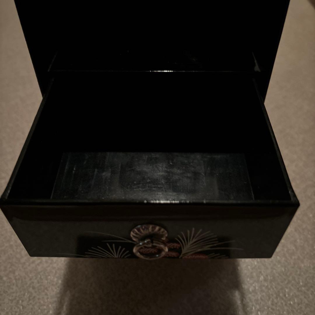 鏡付き化粧箱(3段小物引き出し付き)箱入り