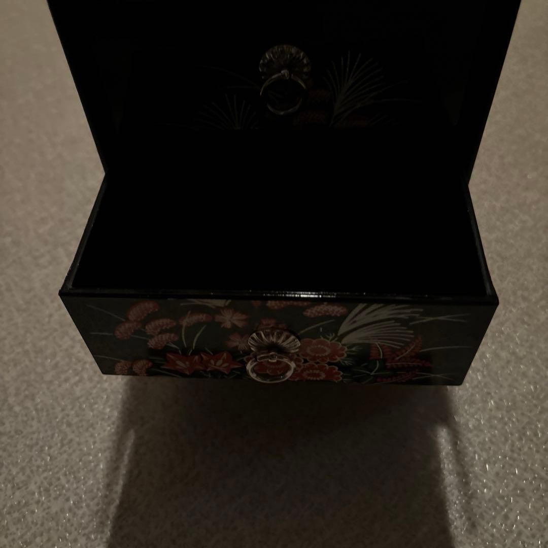 鏡付き化粧箱(3段小物引き出し付き)箱入り