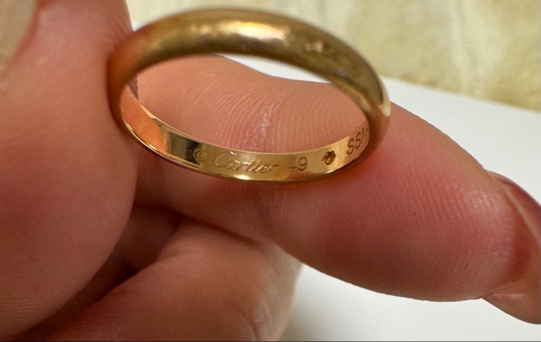 ☆新品仕上げ☆Cartier カルティエ1895リング。ピンクゴールド