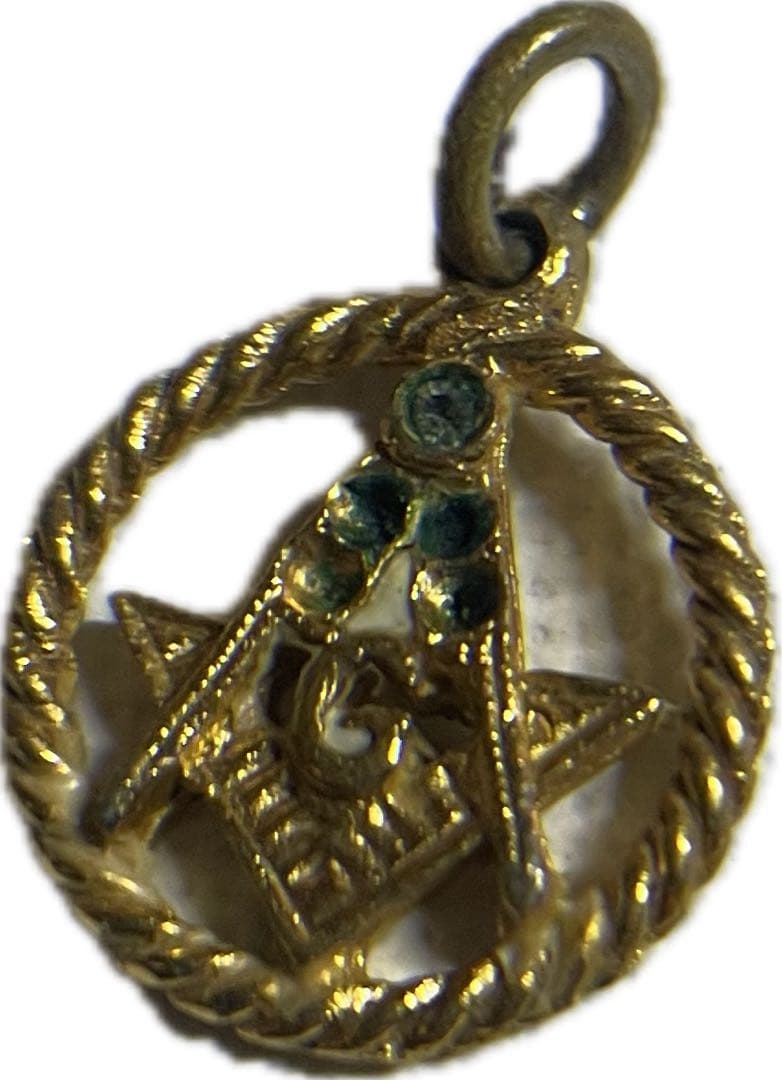 ヴィンテージ フリーメイソン ペンダントトップ 刻印有