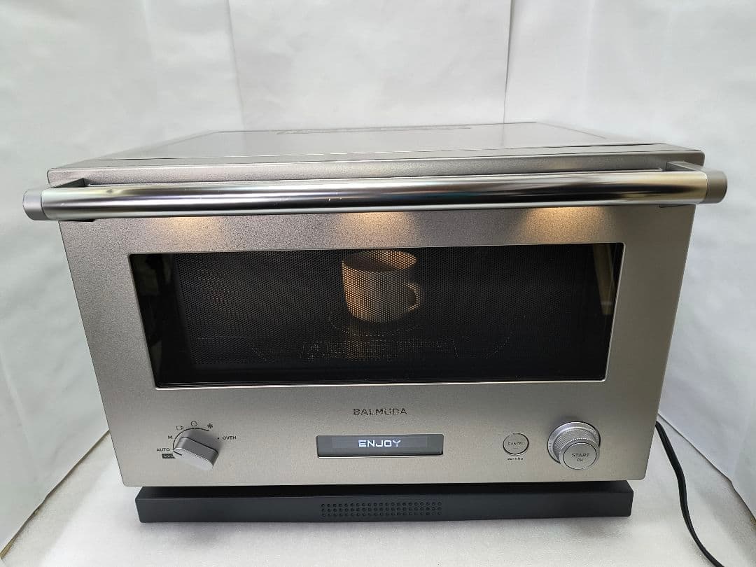 016 22年製 バルミューダデザイン　オーブンレンジ　シルバー　K04A−SU