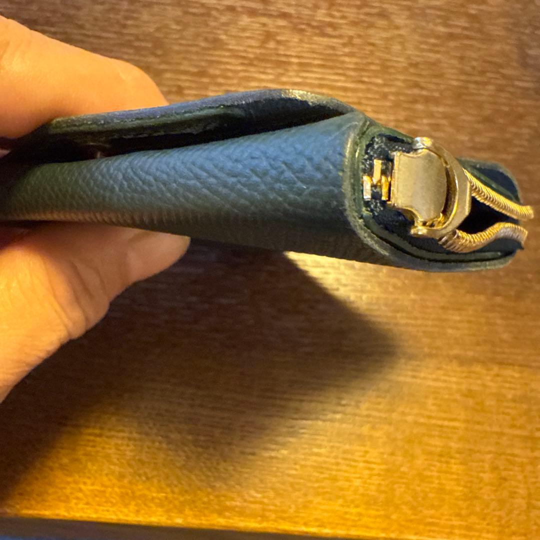 小さく薄い財布 Saku ver.3 Noblessa moku 緑