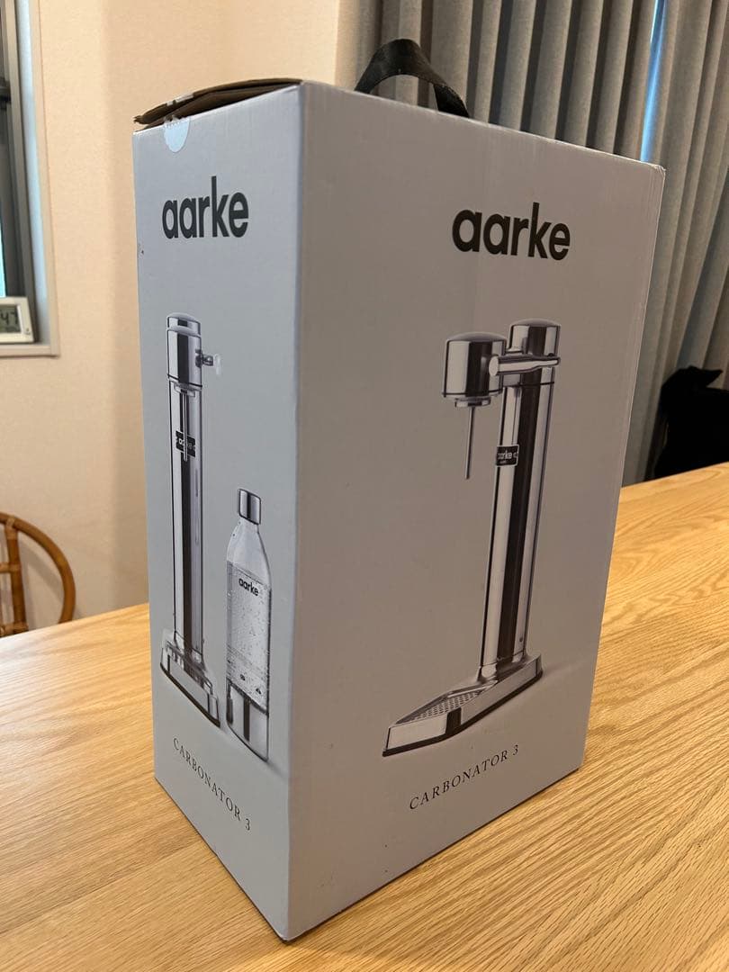 aarke 炭酸水メーカー carbonator3 スチールシルバー