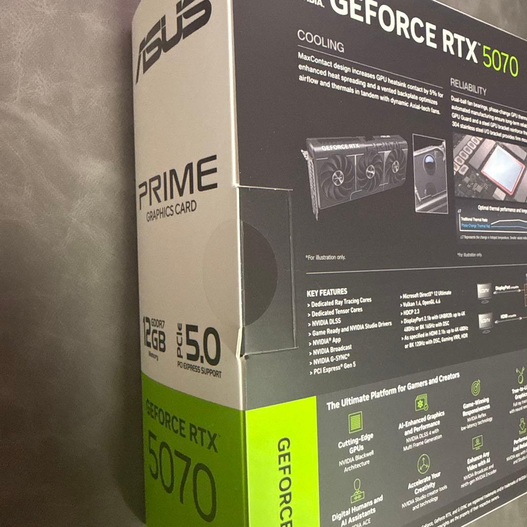 新品未開封 ASUS GEFORCE RTX 5070