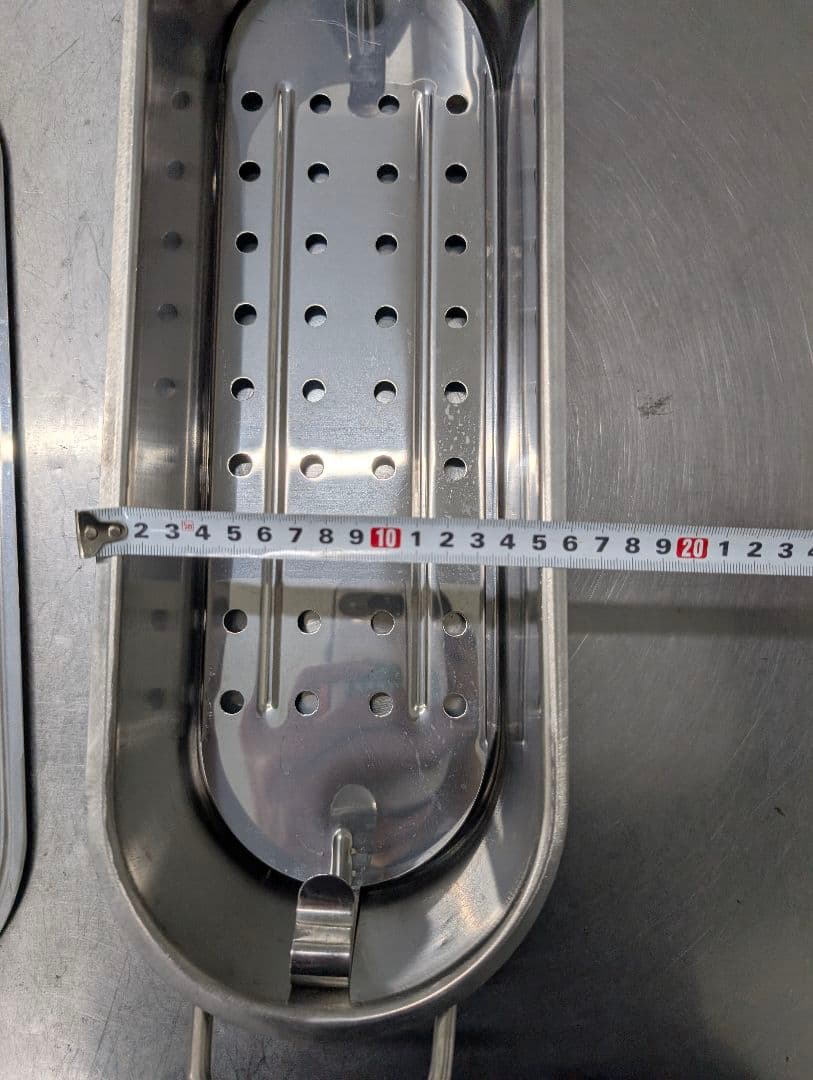 [美品]ステンレス製　魚蒸し器 Fish Poacher