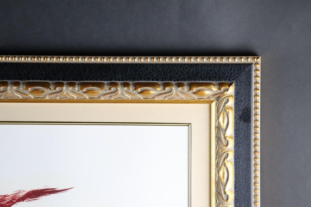 真作保証 岡本太郎 「黒い太陽」 大判 限定セリグラフ サイン有 岡本太郎代表作