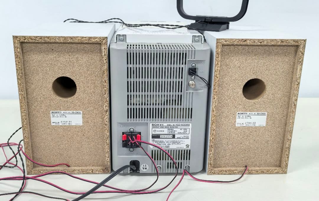 動作確認済　SONY CMT-M35WM (HCD-M35WM)システムコンポ