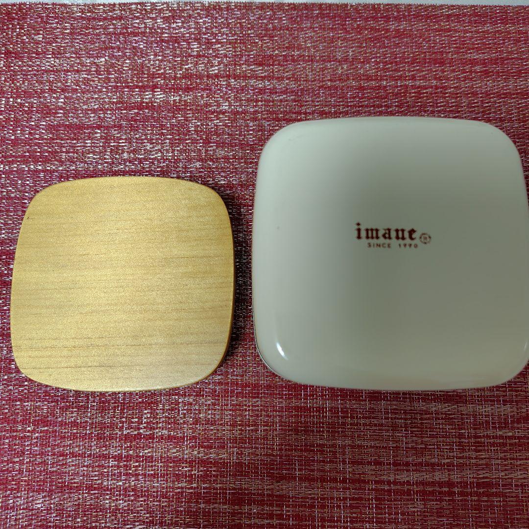 イマン　ダイアナローズ　ホーロー 木蓋角キャニスター　スプーンセット