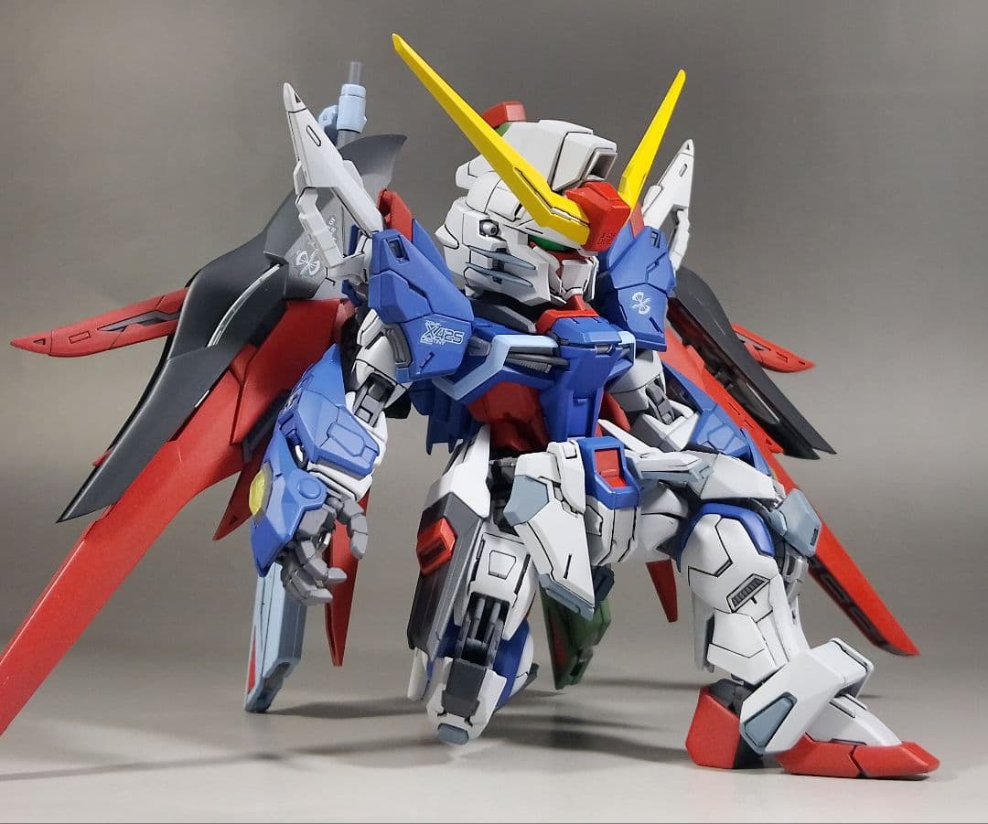 MGSD ディスティニーガンダム 改修 全塗装 完成品 シン・アスカ