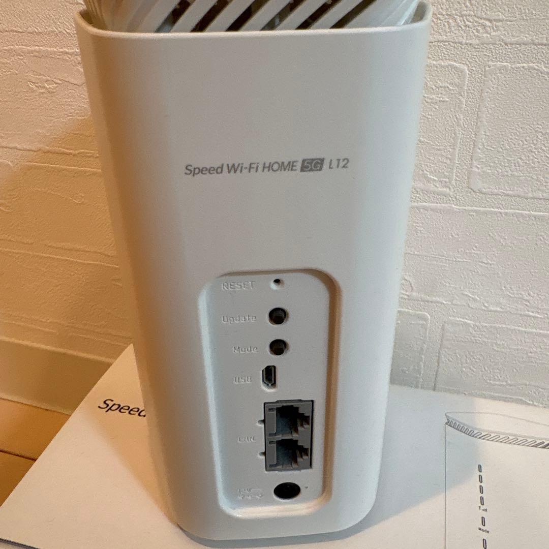 WiMAX Speed Wi-Fi  5G L12 無線LANルーター